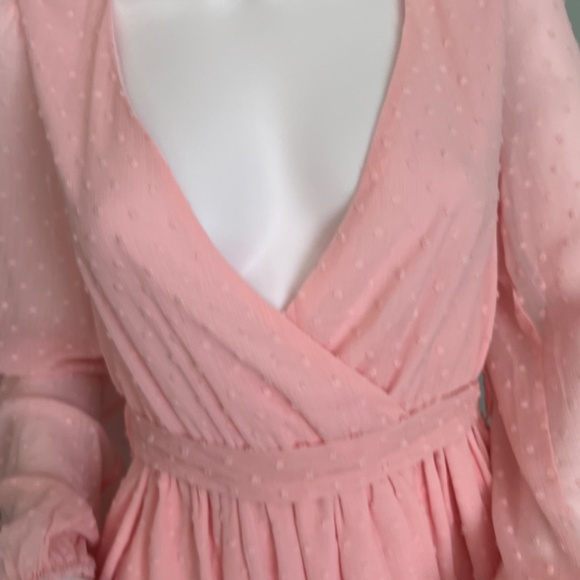 NWT Peach Love California Pink Fit & Flare Mini Dress S - Picture 7 of 12